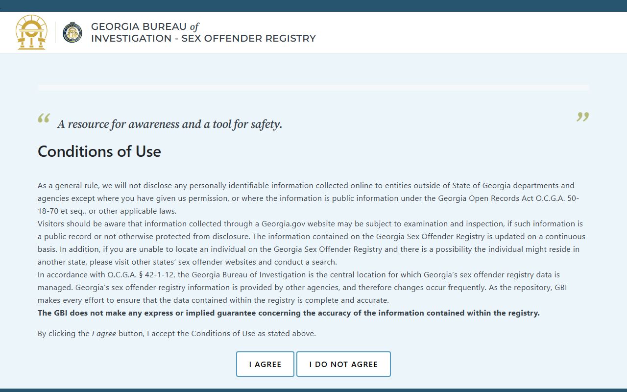Fayette County criminal court records and Georgia public sex offender registry search