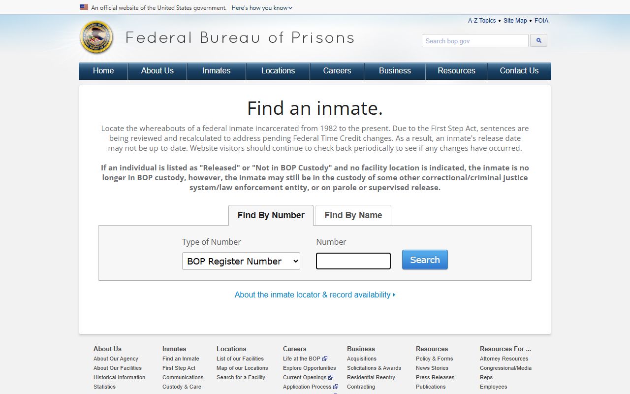 Fayette County inmate records federal custody locator distinction